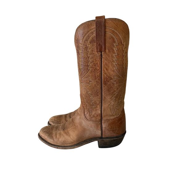 Lucchese Men\'s Crayton Mad Dog Goat Western Boots Size:7.5 B main image 5